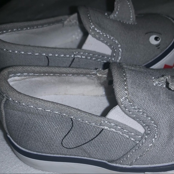 Gymboree Baby Boy Shark 🦈 Slip Ons NWOT SZ 3C - Picture 2 of 5